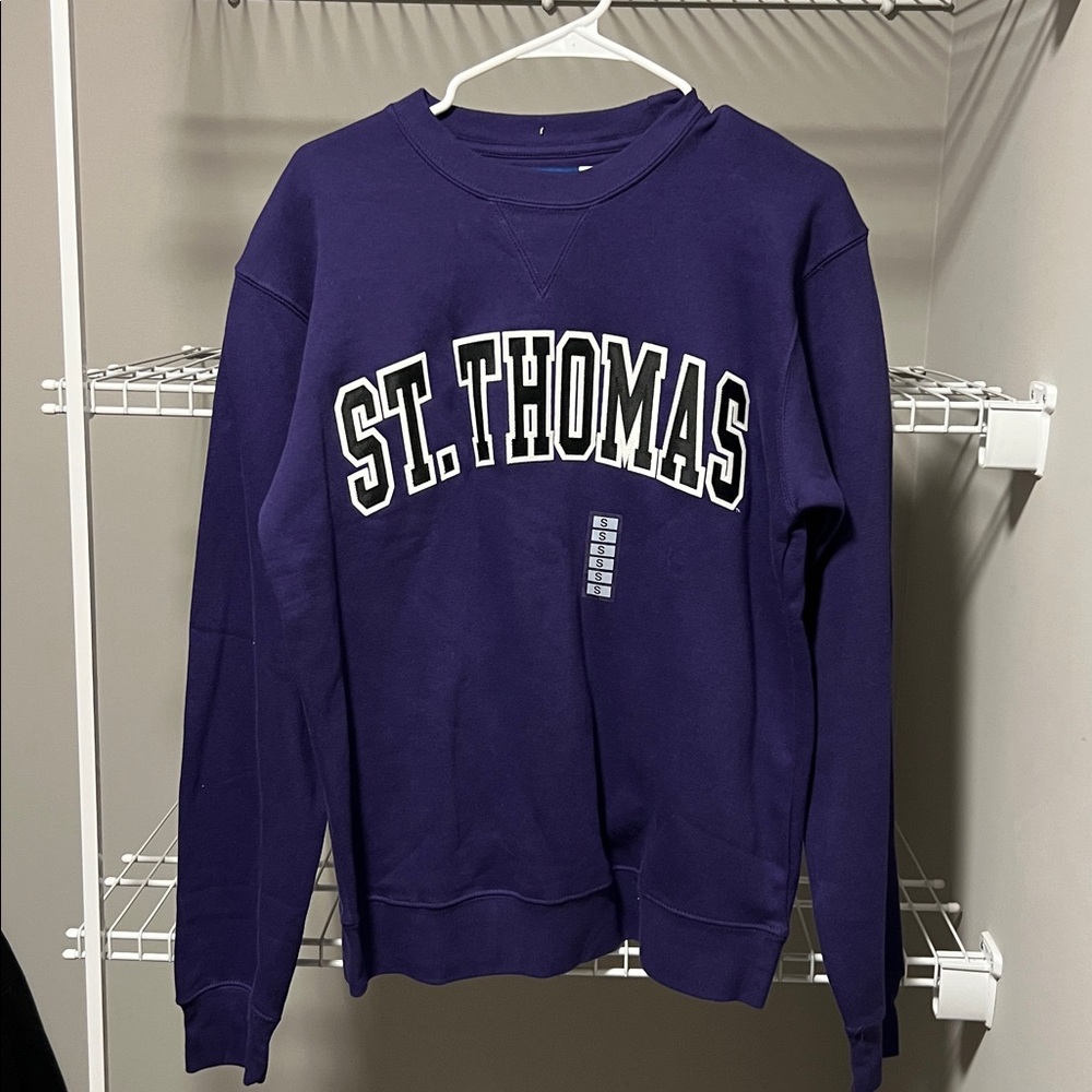 NWT * Purple University of St. Thomas Sweatshirt Size Small